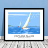 COPELAND ISLANDS Donaghadee travel poster