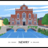 NEWRY TOWN HALL travel poster