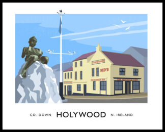 HOLYWOOD (Maypole) travel poster