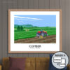COMBER (tractor & potatoes) travel poster