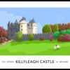 KILLYLEAGH CASTLE travel poster