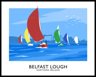 Sailing yachts on Belfast Lough