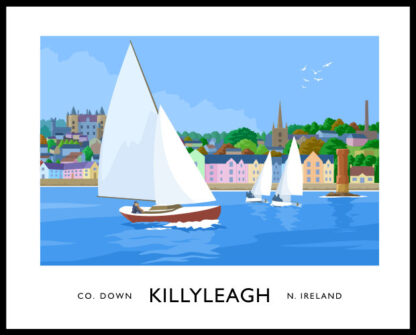 Sailing boats at Killyleagh