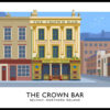 THE CROWN BAR (Belfast) travel poster