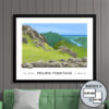 SLIEVE BEARNAGH (Mourne Mountains) travel poster