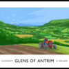 GLENS of ANTRIM travel poster