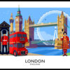 LONDON travel poster