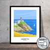 HOWTH - Baily Lighthouse travel poster