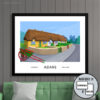 ADARE (Thatched Cottages) travel poster