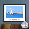 HOWTH HARBOUR travel poster