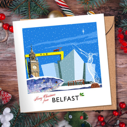 Christmas card - Belfast City