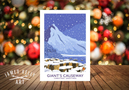 Christmas Card of the Giant's Causeway