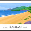 INCH BEACH travel poster