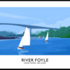 RIVER FOYLE (Derry-Londonderry) travel poster