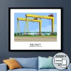 SAMSON AND GOLIATH (Belfast cranes) travel poster