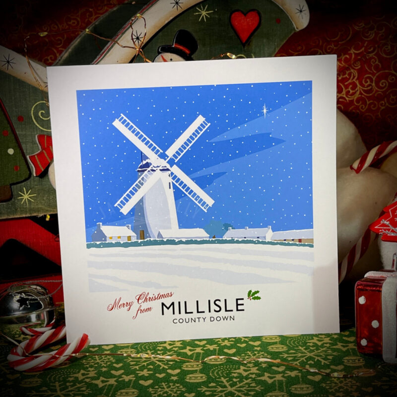Ballycopeland Windmill, Millisle Christmas card