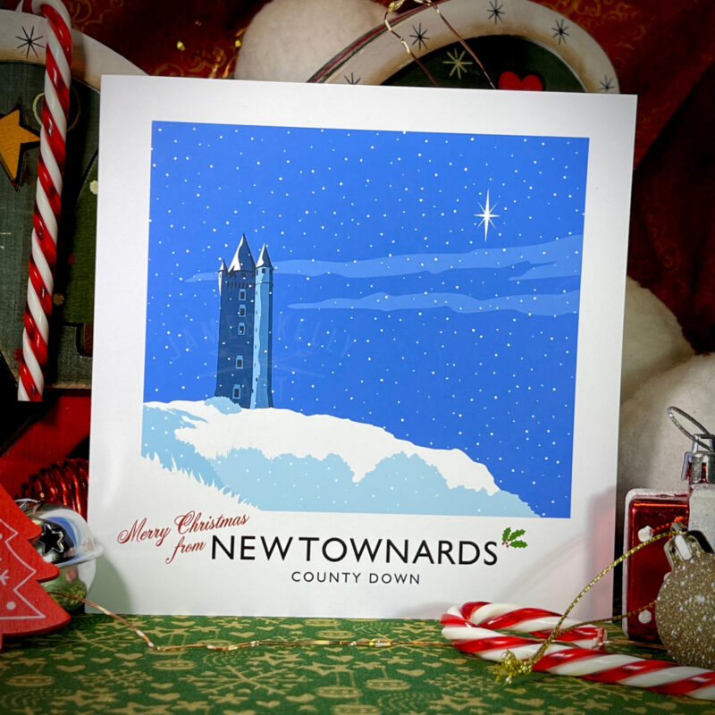 Sctrabo Tower Christmas card