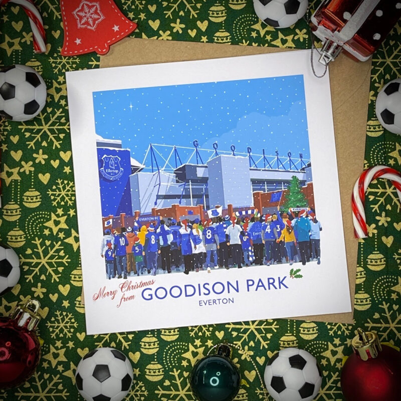 Everton Christmas card