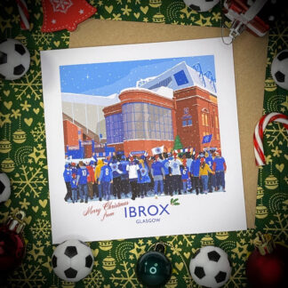 Glasgow Rangers Christmas card