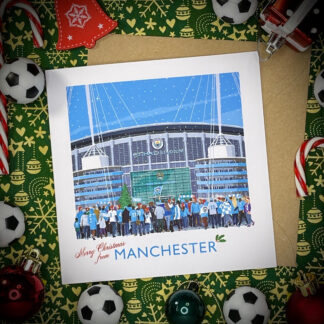 Manchester City Christmas card