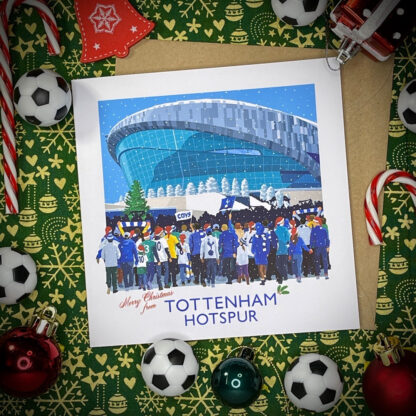 Tottenham Hotspur Christmas card