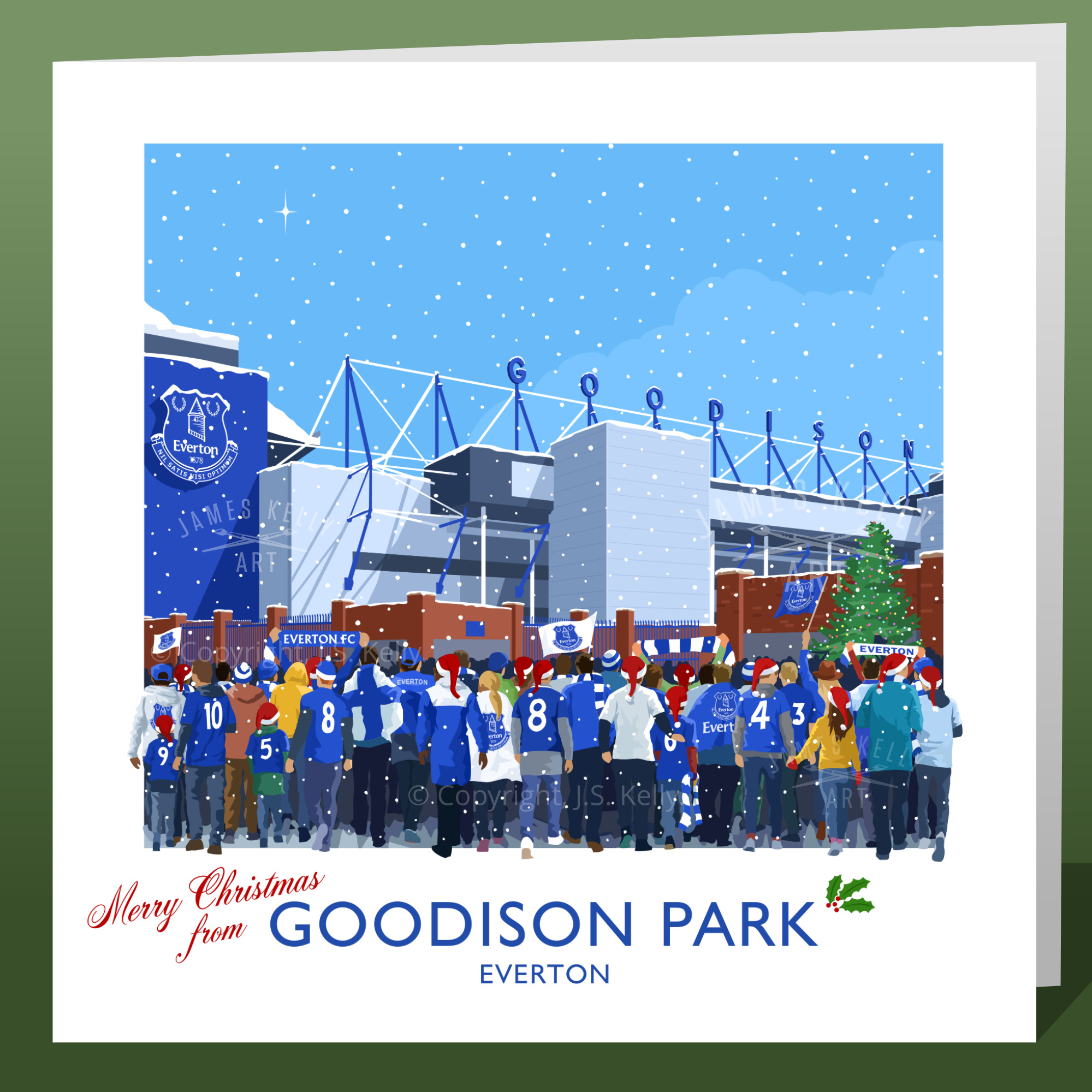 Everton Christmas Card