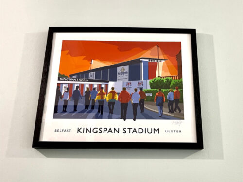 KINGSPAN STADIUM (Ulster Rugby supporters) travel poster photo review