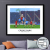 CROKE PARK - Down v Dublin (football) travel poster