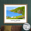 SLIEVE LEAGUE Donegal travel poster
