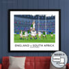 Rugby - World Cup - England v South Africa travel poster