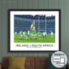 Rugby - World Cup - Ireland v South Africa travel poster