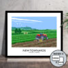 NEWTOWNARDS (tractor & potatoes) travel poster