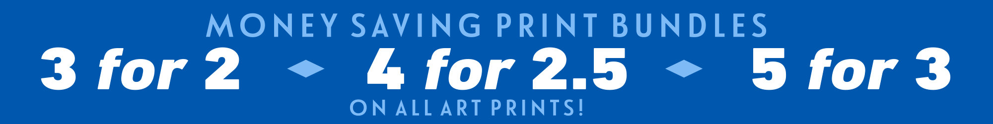 Money saving bundles