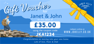 James Kelly Art Gift Voucher