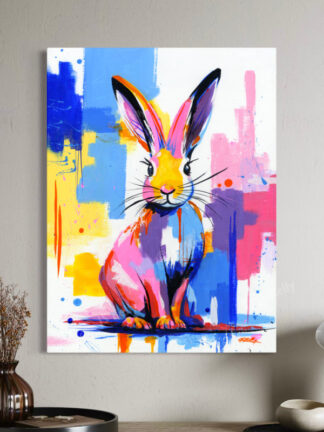 "Tranquil Chaos" original acrylic painting on wooden box panel