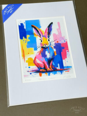 "Tranquil chaos" Signed and numbered giclée art print from my original acrylic painting.