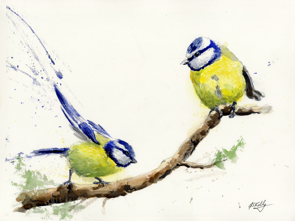 "Ready for Takeoff" Art Print from watercolour painting