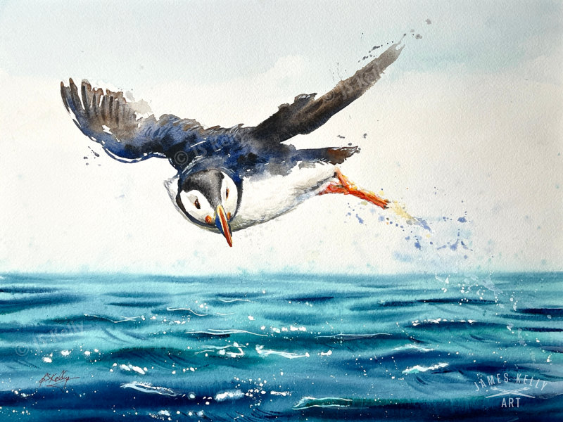 "What Do You Sea?" Art Print from watercolour painting