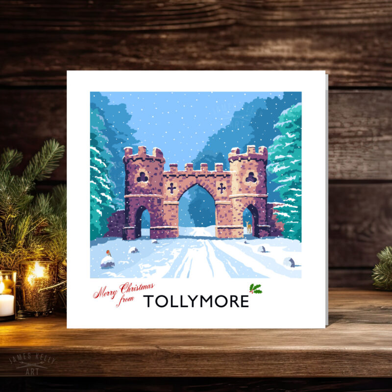 Christmas card - Tollymore Gate